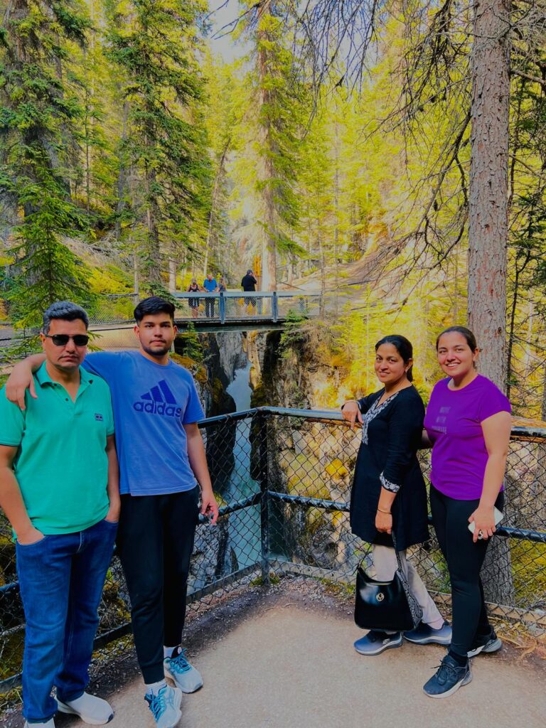 A family photo of Ansh Sehrawat.